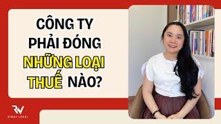 Thành lập Công ty phải đóng những loại Thuế nào?