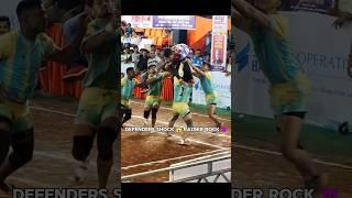 DEFENDERS SHOCK  RAIDER ROCK  #shorts #kabaddi #kabbadi #kabadi