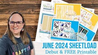 June 2024 SheetLoad of Cards | Debut & FREE Printable | Special 6x6 Paper Edition