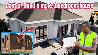 Cost of building Simple 3 bedroom house in Uganda 2024