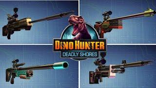 DINO HUNTER: DEADLY SHORES - All Rifle weapons (Region 1- 26)