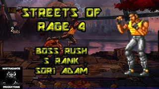 Streets Of Rage 4: Boss Rush - S Rank With SOR1 Adam