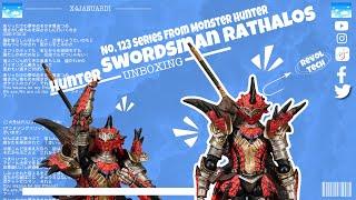 Revoltech Action Figure No. 123 Hunter Swordsman Rathalos Monster Hunter Unboxing / Build