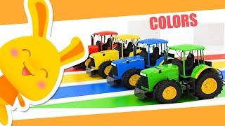 NEW! Learn the colors with Tractors! | Titounis