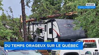 Forts vents et grêle : un camping du Lac-Saint-Jean touché par un gros orage - Explications 22h