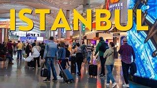 [4K] Walk to Istanbul Airport Turkey | Stanbul Airport Travel Vlog 2022 | Istanbul Airport Tour