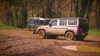 Ineos Grenadier in muddy terrain