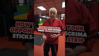 DISARM your opponent with escrima sticks - forearm strip⬆️#selfdefense #escrima #martialarts