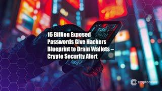 16 Billion Exposed Passwords Give Hackers Blueprint to Drain