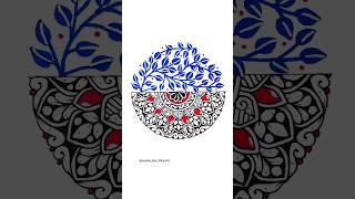 Easy mandala tutorial | Mandala drawing #shorts #asmr #art #mandala #diy #trending #mandalaart