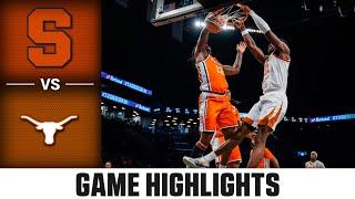 Syracuse vs. Texas Game Highlights | 2024-25 ACC Men's Basketball