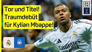 Bellingham serviert Mbappes Traumdebüt: Real Madrid - Atalanta | UEFA Super Cup | DAZN Highlights