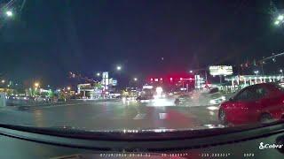 Crash caught on camera at Tropicana/Decatur in Las Vegas