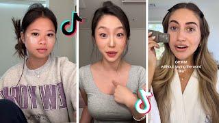 Makeup Tutorial Tiktok Compilation - GRWM  ( Get Ready With Me ) ️(Skincare, Makeup, Outfits) 1475