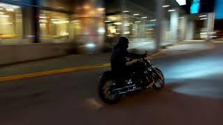 Yamaha Dragstar XVS 1100, Cobra Exhaust, awesome sound, decibel killer, DOWNTOWN
