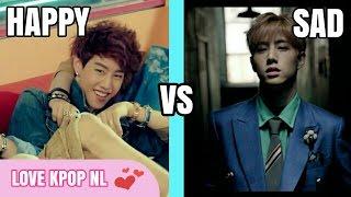 K-POP Boy Groups - Happy VS Sad K-Pop Songs