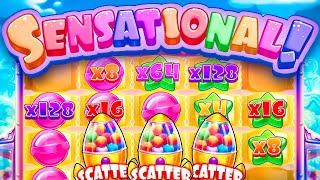 THIS SUGAR RUSH BONUS WENT CRAZY... SENSATIONAL WINS!! (Bonus Buys)