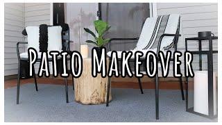 PATIO MAKEOVER ON A BUDGET || Under $300 || Target Outdoor Decor 2021 || Lulu Kane