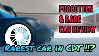 Roblox CDT Forgotten & Rare Car Review | The Rarest Car in CDT !!!