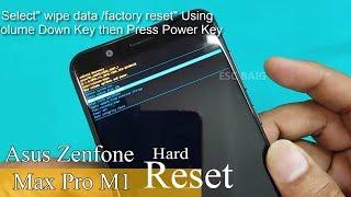 New Asus Zenfone Max Pro M1- Hard Reset || Pattern Unlock ||Factory Reset