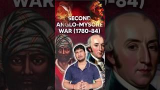 How Second Anglo Mysore war started ?  #shorts