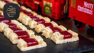 Eisenbahner Kekse - Fruchtige Weihnachtsplätzchen selber machen - Rezept für den Advent