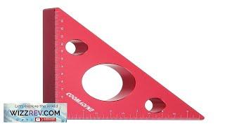 ENJOYWOOD Woodworking Carpenter Square Right Angle Ruler Triangle Height Ruler Metric Review