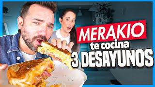 3 DESAYUNOS FACILIES! - OMELETTE DE THE BEAR - COCINANDO CON MERAKIO FT. La Vida con Sabrina