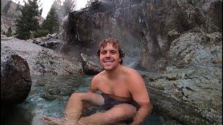 Camping at Remote Hot Springs in Idaho - (Roadtrip Across the Country)