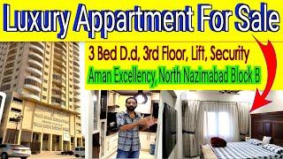 Luxury Appartment For Sale In North Nazimabad | Karachi Flats For Sale | AL Buraq Mohsin