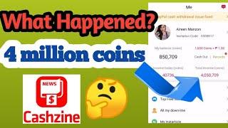 Part 3: Cashzine App || What Happened to my Account After Reaches 4 Million Coins