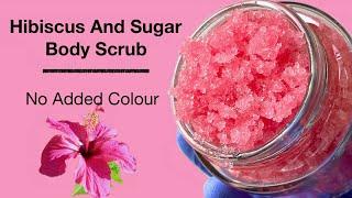 Homemade EXFOLIATING SUGAR  BODY SCRUB (All Natural No Added Colour /And No Mica Powder)