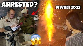 Diwali Pe Bomb Jalaya Or Police Agyi  - Diwali Vlog 2023