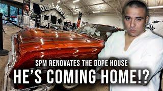 SPM UPGRADES the Dope House Building.. Is he coming home soon? | #DHRVlog 4