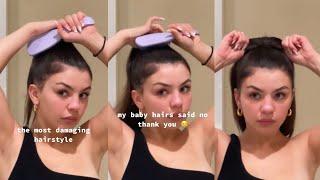 THE MOST DAMAGING HAIR STYLE #HAIR #HAIRSTYLE #SHORTS