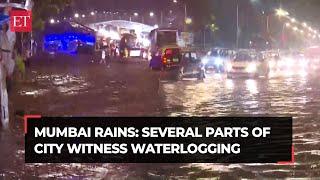 Heavy rains lash Mumbai, several parts of the city witness waterlogging