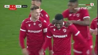 GOOOL! Dinamo - CFR Cluj 1-0. Selami execută excelent un corner, iar Homawoo reia în plasă