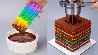 Fun and Quick Tasty Chocolate Cake Recipes | Fancy Chocolate Cake Decorating Tutorial