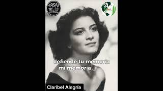 Dame tu mano - Claribel Alegría