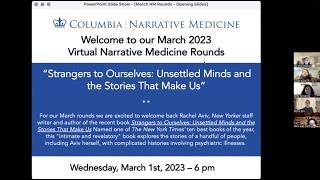 March '23 Narrative Medicine Rounds with Rachel Aviv