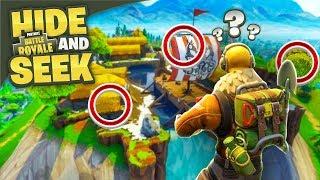 THE WORST HIDING SPOTS in Fortnite Battle Royale Hide & Seek!