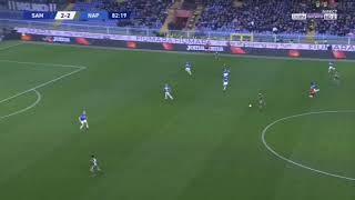 First gol of Diego demme with Napoli