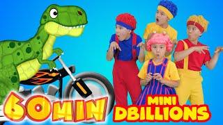 Dino Stomp, Jump & Dance with Mini DB | Mega Compilation | D Billions Kids Songs