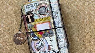 Tim Holtz Folio Flip Through using Chapter 3 Dies and Embossing Folder