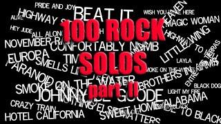 100 ROCK SOLOS  From A to Z (part II)