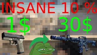 Insane 10% PROFITABLE TRADE-UP CSGO