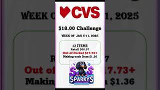 CVS $18 Challenge / Retail Value $67 / Jan 5-11, 2025 #foryou  #cvschallenge  #cvs #foryoupage