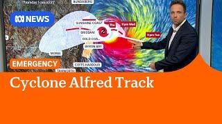 BOM 'not ruling out' possibility Cyclone Alfred could become category 3 | ABC NEWS