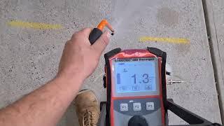 How to find a slab leak using tracer gas leak detection!