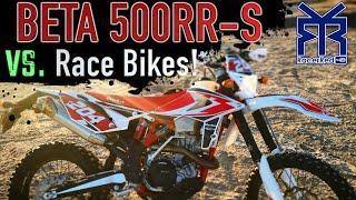 Beta 500 RR-S vs. KTM 450 vs. Husqvarna 250 Two Stroke || Lap Times & Drag Race